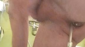 hot metal brings me to multiple orgasms exposing my prolapse. male squirt without using hands