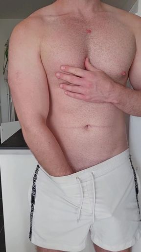 Neighbor Caught at the Window, He Is Punished with My Feet and Load in the Mouth