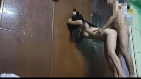 Homemade sex with all natural girl