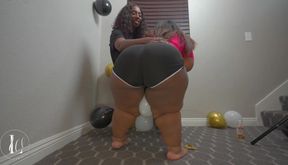 Curvy Little Star Plays with Balloons and Delivers Foot Worship - Featuring Lyric Sky!