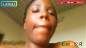 African amateur babe sucks and rides my dick