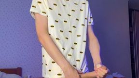 Painting My Hand White With Sticky Warm Cum