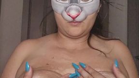 Sweet boob teasing