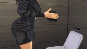 Kim & Kylie Turn Khloé Into Their Personal Toilet Slave