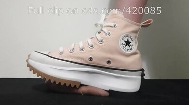 LittleShoes - Cock Crush Converse Hike Star Preview | Size 34