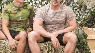 MILITARY MEngineering OF PLEASURE Alex Hames and Tyler Lakes Engage in Splittinghot Intensity