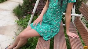 Hottie Lost the Game and Had to Walk with Cum on Her Face - Cumwalk