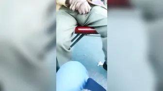 Mature Daddy Freeballing and Stroking His Big Cock Outdoors