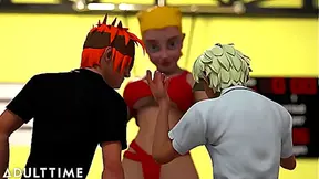 Gym Teachers Busty Blowjob Lesson Ignites Hot Hentai Classroom Romance