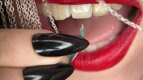 Glossy Kiss – Giantess Vore Tease & Swallow”