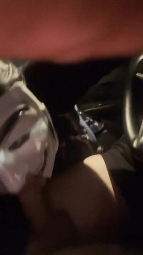 Lift and Suck Dick in Car