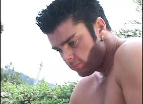 Luxurious young chick gets her pussy licked and asshole screwed on the balcony of her villa