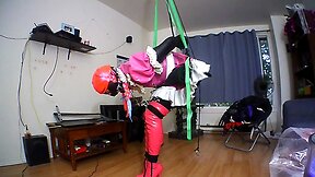 Sissys Self Strappado Bondage