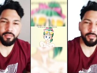 Vegeta's wife's sensual body