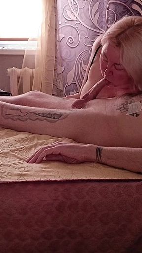 Shared a Bed with a Neighbor Fucked Her in the Mouth and Pussy Doggy Style