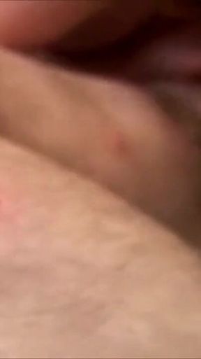 Short haired brunette gives perfect blowjob