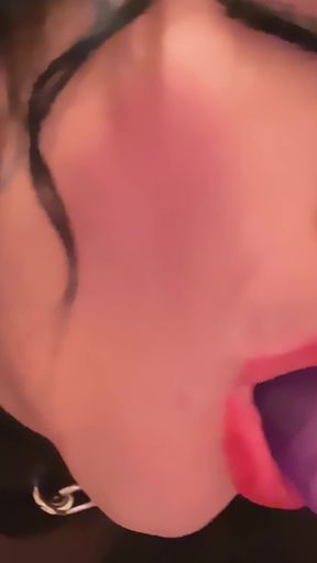 Dildo Worshiping Like a Good Cumslut