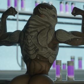 Female Turian Growth Animation