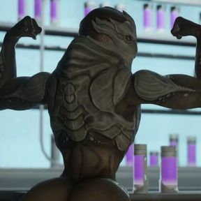 Female Turian Growth Animation