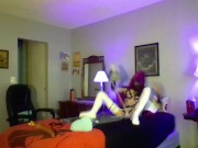 Chastity Cage Twink's First Weekly Pride Month Dildo Session (Ends With Knotting)