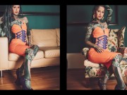Goddess Anuskatzz sexy erotic photoshooting / from Lily Lu filmz