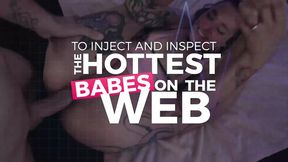 Inky Bella Luna enjoys kitty pleasure before 3some