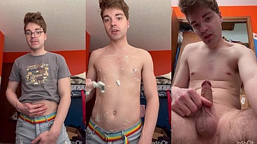 Niko Springs Shaves His Chest and Shows Off His Hot Body
