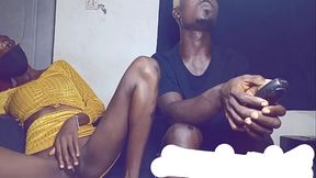 My step sister seduced me to suck and fuck her while we'_re watching TV