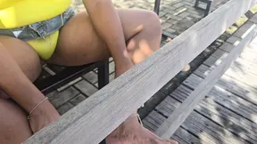 Chatting and having fun in the square