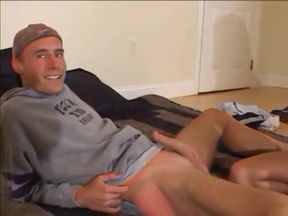 Horny teen enjoys hard dick