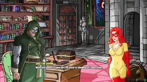 Doom fingers Felicia's pussy until she squirts - doomination gameplay