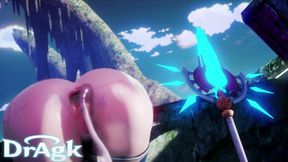 Melia Takes Full-Nelson Anal With Cum Overflow