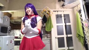 The Perverted Housewife Who Looks More Or Less Like The Live-action Version Of Keiko Kitaxx Was Turned Into Sailor Mars