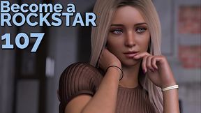 BECOME A ROCKSTAR #107 &bull_ Seductive blonde Emma invites us into her bedroom