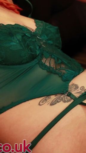 Essex Redhead Gets Teased And Edged With The Wand Until She Squirts   Clip 1