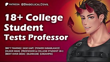 18  College Student Teases Her Professor and Gets Held After Class for Discipline || MDom and Dirty Talk || Male Moaning || Audio Roleplay for Women