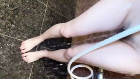 Asian Angel spreads legs for devilish cock worship