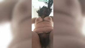 Her juicy snatch glistens after hubby's steamy session