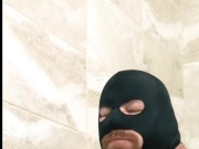 Swallowing my own thick cum load off of the Dildo I was sucking off while anal plugged & Jerking off