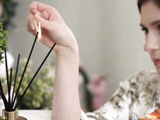 Petite teen's butt gets destroyed in Nuru massage