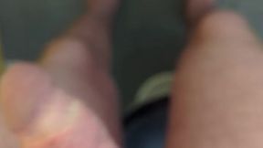 Getting completely naked and musturbating in the hospital bathroom