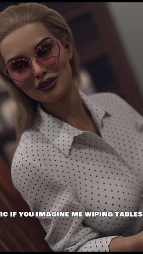 Beautiful and Mature MILF Fucked and Creampied by a Lonely Barista Boy