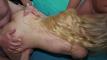 What a horny day, our hot porn sister Nikki is back for a three-hole insemination