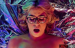 Two hot shemale strangers fucked hot blonde teen experiment Chanel Camryn