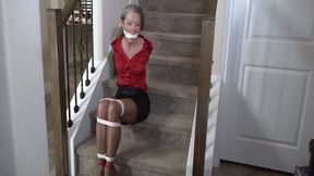 2508PORTIA-Real Estate Lady left tied spread on the stairs