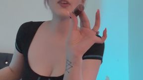 Sissy training how to give a blowjob