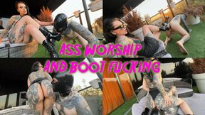 Ass Worship and Boot Fucking 4K ft Mistress Demoness Luna