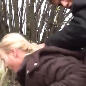 Blonde Slut From Germany Gets a Huge Facial