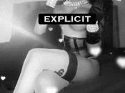 Explicit black Vintage Whore Masturbation trailer