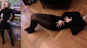 DEE'S MELTING - Pantyhose, Peril, Evil Villain - MP4